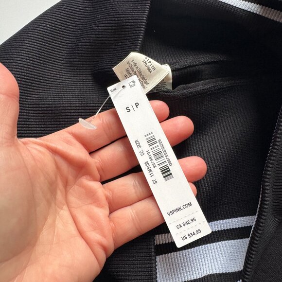 PINK Victoria's Secret Black Flip It Reversible Bike Shorts New With Tags Sizes - Picture 4 of 8